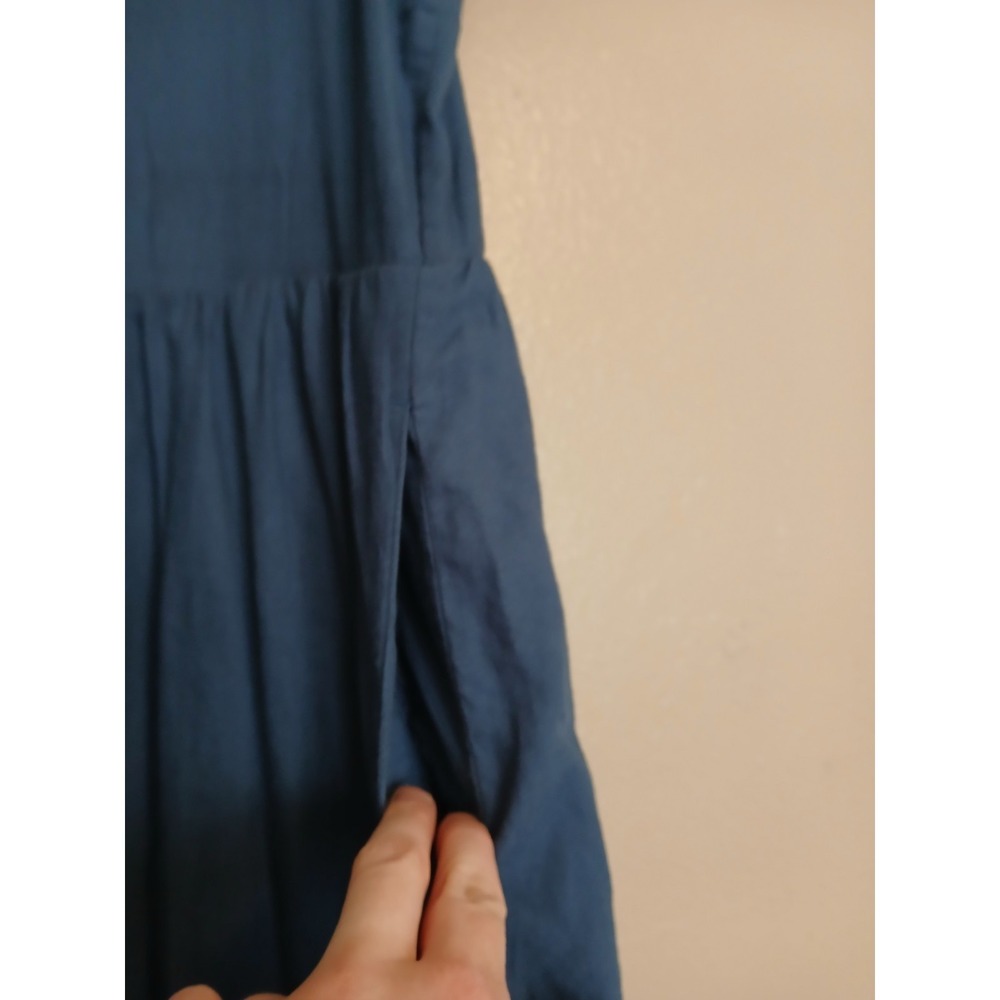 Pact Dress Large Tiered Maxi Organic Cotton Resort Beach Bohemian Boho Pockets - Picture 8 of 15